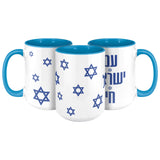 Am Israel Chai עם ישראל חי Mug With Hebrew