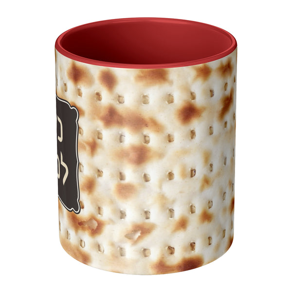 Kosher For Passover Hebrew Color Accent Mug