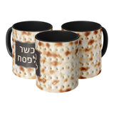 Kosher For Passover Hebrew Color Accent Mug