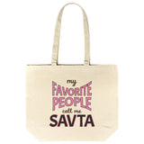 My Favorite People Call Me Savta Tote Bag