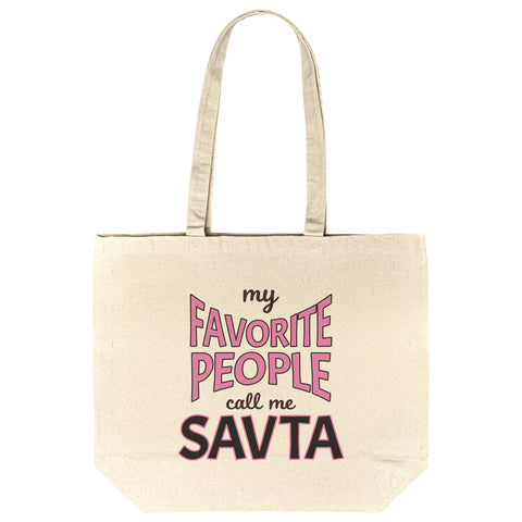 My Favorite People Call Me Savta Tote Bag