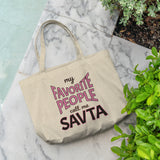 My Favorite People Call Me Savta Tote Bag