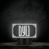 Personalized Hebrew Name LED Sign