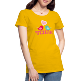 My Beloved אהובתי Hebrew Women’s Premium T-Shirt - sun yellow