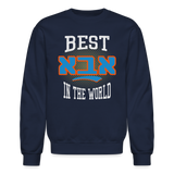 Best Aba in The World Crewneck Sweatshirt - navy
