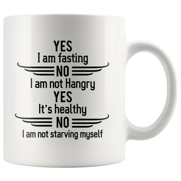 Yes No Fasting Mug