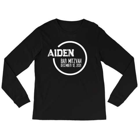 Personalized Bar Mitzvah Long Sleeve Shirt