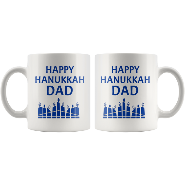 Happy Hanukkah Dad Mug -11 oz.
