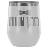 Jewish Groom Chattan Wine Tumbler