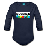 Bubbie's Favorite Organic Cotton Baby Bodysuit - dark navy