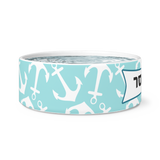 dog bowl with hebrew name