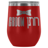 Jewish Groom Chattan Wine Tumbler