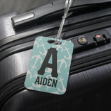 custom metal luggage tag