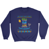 roll the dreidel flip the latkas