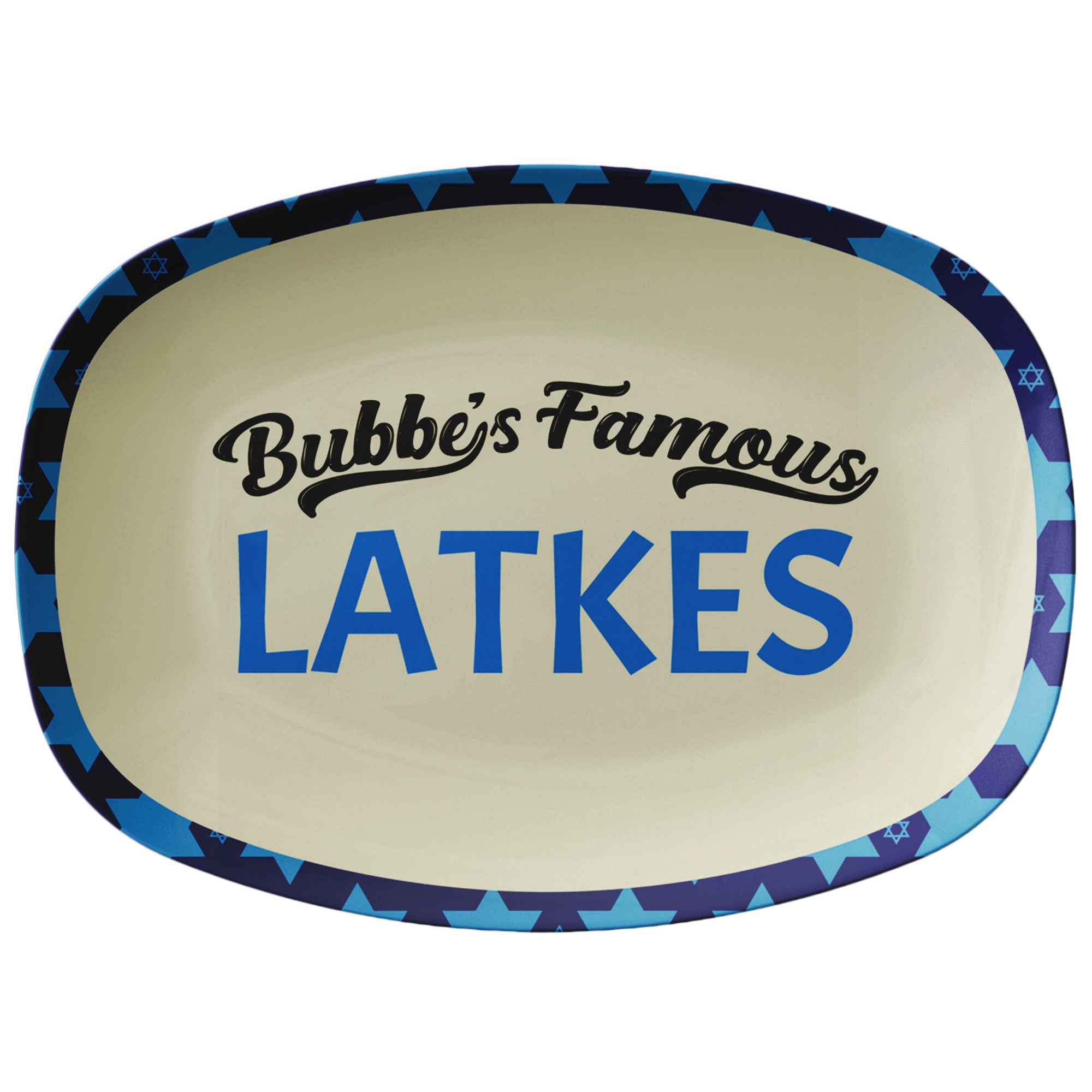 bubbes famous latkes serving platter