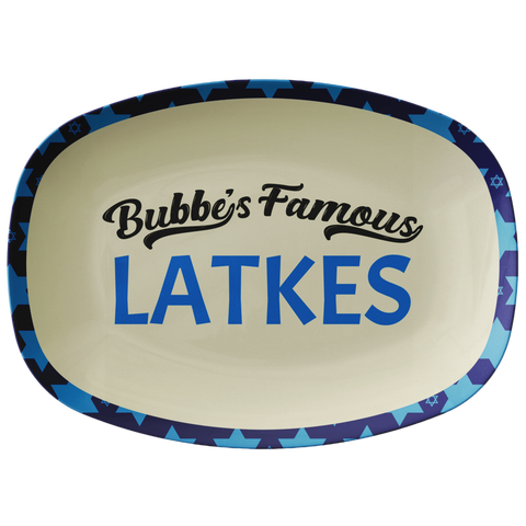 bubbes famous latkes serving platter
