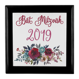 black wood bat mitzvah box