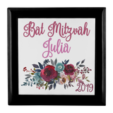 Bat Mitzvah Personalized Keepsake Box