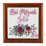 Bat Mitzvah Personalized Keepsake Box