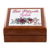 Bat Mitzvah Personalized Keepsake Box