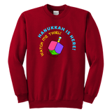 dreidel sweater red