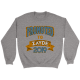 Promoted To Zayde 2019 Sweatshirt or t-Shirt