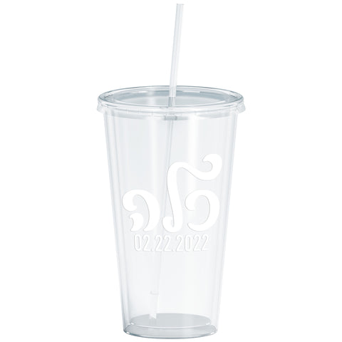 Bride Tumbler in Hebrew for Jewish Wedding