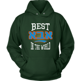 Best Aba in the World: Jewish Fathers Day Gift Hooded Sweatshirt