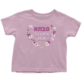Savta Loves Me - Floral Toddler T-Shirt