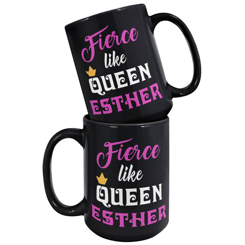 Fierce Like Queen Esther Large Gift Mug