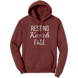 Resting Kvetch Face Hooded Sweatshirt