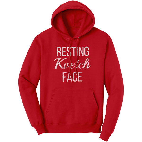 Resting Kvetch Face Hooded Sweatshirt
