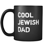 COOL JEWISH DAD BLACK CERAMIC MUG