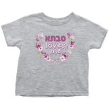 Savta Loves Me - Floral Toddler T-Shirt