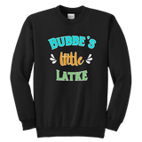bubbe's latkes hanukkah sweatshirt