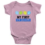 first hanukkah baby bodysuit