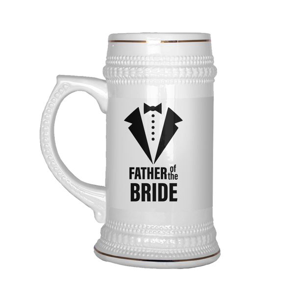 father of the bride beer stein