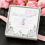 Bat Mitzvah Wishes Pendant Necklace with Gift Box
