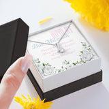 Bat Mitzvah Wishes Pendant Necklace with Gift Box