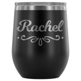 wine tumbler with name