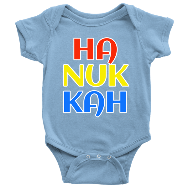 HA-NUK-KAH Funny Colorful Baby Onesie Bodysuit