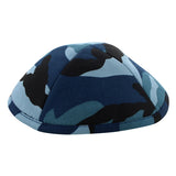 blue camo kippa
