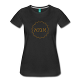 Ima Jewish Mother Gold Print T-shirt - black