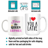 Best Father Aba Ever Mug with Hebrew