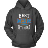 Best Aba in the World: Jewish Fathers Day Gift Hooded Sweatshirt