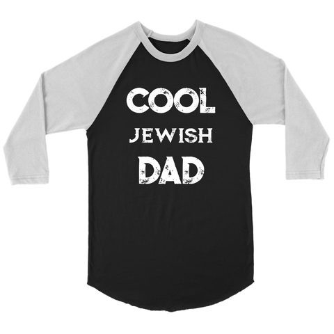 jewish dad raglan t-shirt