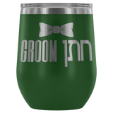 Jewish Groom Chattan Wine Tumbler
