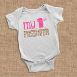 My First Passover Baby Girl Bodysuit