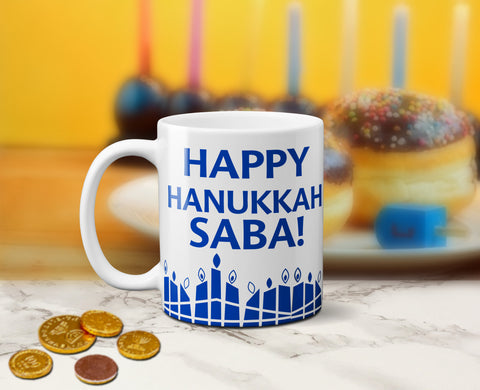 happy hanukkah saba grandfather mug