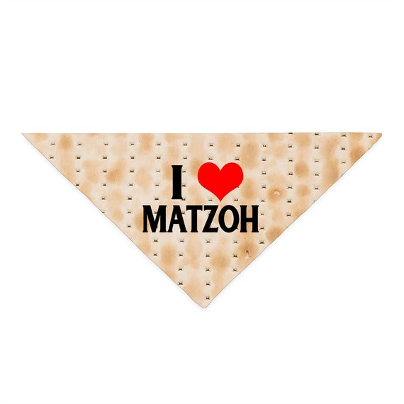 Pet Bandana - Passover - I Love Matzoh